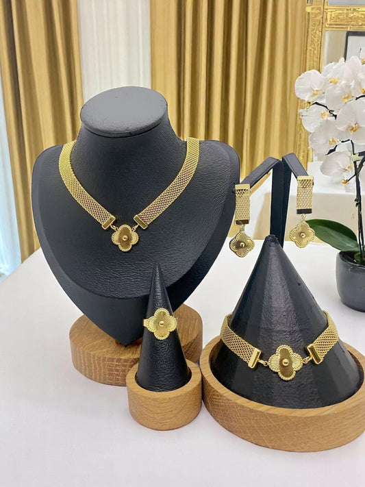 Parure Van Cleef 4 Pièces EN Acier inoxydable